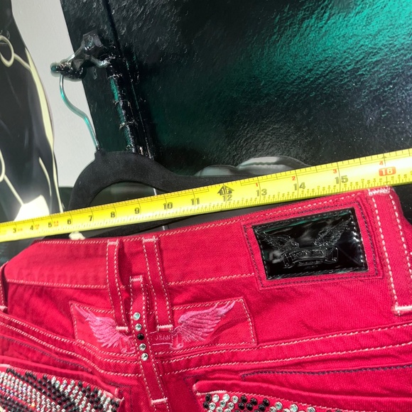 Robins Jeans white and black bedazzled - Picture 10 of 10